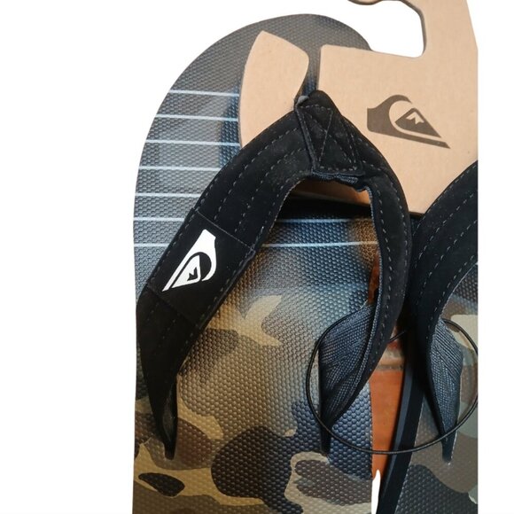 Quiksilver Camouflage  Men's Size 8 Beach Sandals Flip Flops - Picture 2 of 2